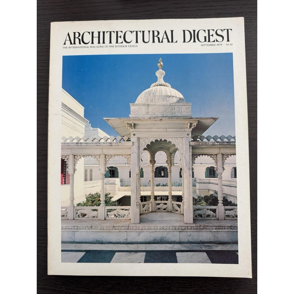 ARCHITECTURAL‎ DIGEST September 1979 Antiques Vintage Magazine Interior Design